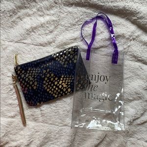 Monat Charging Wristlet and Clear Bag